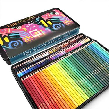 Imagem de JJMARY Caneta 520 Color Mark Caneta, 180 cores solúvel em água, lápis de cor, lápis de cor grafite, giz de cera, adequado para pintura, presentes, etc.