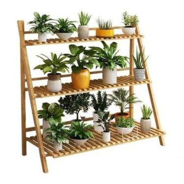 Imagem de Organizadora De Calçados 3 Prateleiras Cor Natural 