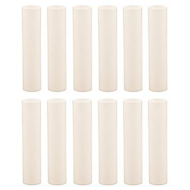 Imagem de Capas de soquete para lustre de plástico Creative Hobbies de 10 cm de altura – Pacote com 12 – soquetes de base para candelabro E12