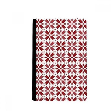 Imagem de Carteira com padrão de decoração de Natal vermelho branco porta-passaporte Notecase Burse capa para cartão, Multicolor
