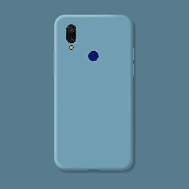 Imagem de Capa macia de silicone doce para Xiaomi Redmi Note 5 6 7 8 8T Pro 5A 6A 7A 8A S2 GO K20 Fosco Capa colorida sólida, Azul Ácido, Para Redmi Note5A 2GB