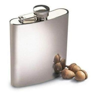 Imagem de Cantil Porta Bebida De Bolso 230ml Inox