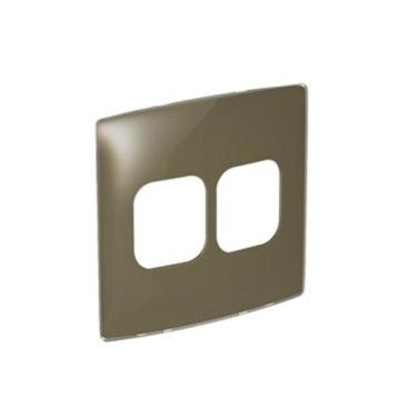 Imagem de Placa 2+2 Postos 4x4 Malt Gloss Nereya Ref.663445 - Pial