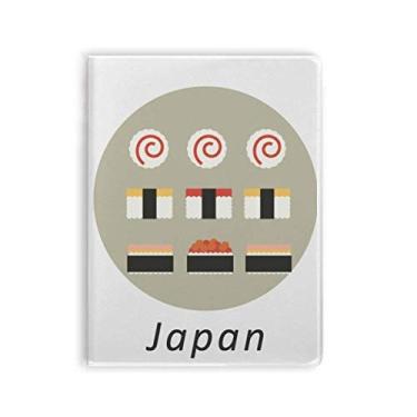 Imagem de Diário tradicional japonês de capa macia para caderno de sushi