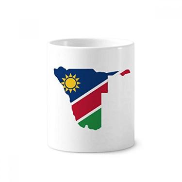 Imagem de The Republic of Namibia África Mapa Escova de Dentes Caneca, Suporte de Cerâmica