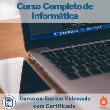 Imagem de Curso on-line em videoaula Completo de Informática com Certificado