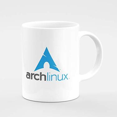 Imagem de Caneca Geek Arch Linux - Branca