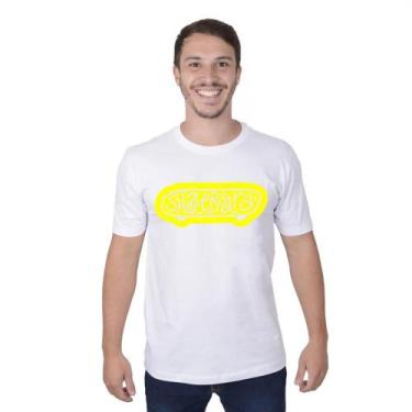 Imagem de Camiseta Masculina Skateboard Gola Careca Algodão Leve - Genuine