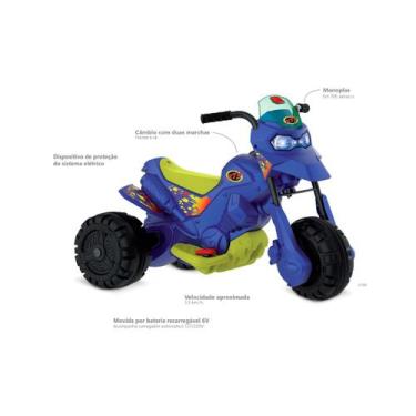Imagem de Moto Xt3  Elétrica 6V - Brinquedos Bandeirante
