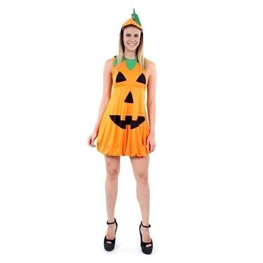 Imagem de Fantasia de Halloween Abobora Feminino Adulto Heat girls PP 36-38