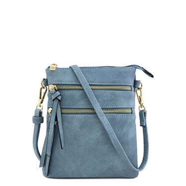 Imagem de Bolsa transversal funcional com vários bolsos, Azul, cinza