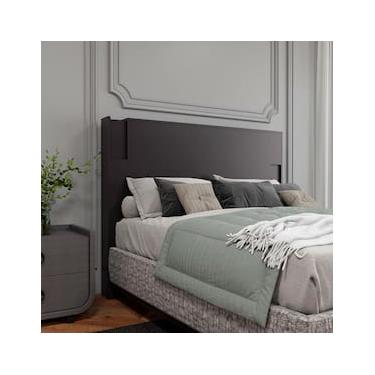 Imagem de Cabeceira para Cama Box Casal e Queen Bartira Diplomata com Revestimento em Finish Foil