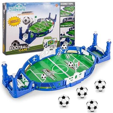 Imagem de 3 otters Mini jogo de tabuleiro de futebol para crianças de 8 a 12 anos, conjunto de jogo de pebolim de mesa, brinquedos de futebol de interação para festa em família, diversão interna, presente