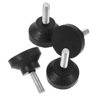 Imagem de DOITOOL 4 Unidades De Amortecedor De Borracha Nivelador De Móveis Pés Ajustáveis ​​Niveladores Parafusos De Nivelamento Pés De Mesa Parafuso Na Mesa Nivelador De Pernas Niveladores De