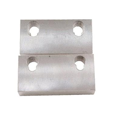 Imagem de HHIP 3900-2191 Quick-Lok Aluminum Vise Jaws, 4" Length x 2" Height x 1" Width