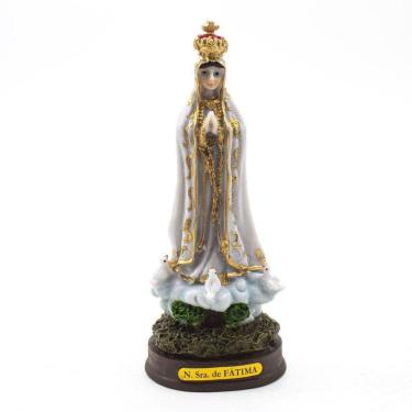 Imagem de Imagem Nossa Senhora De Fatima 2 Resina 15 Cm