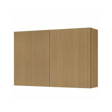 Imagem de Armário Aéreo Nesher Rainha em MDF 15mm com 2 Portas e 1 Prateleira - 120cm de largura