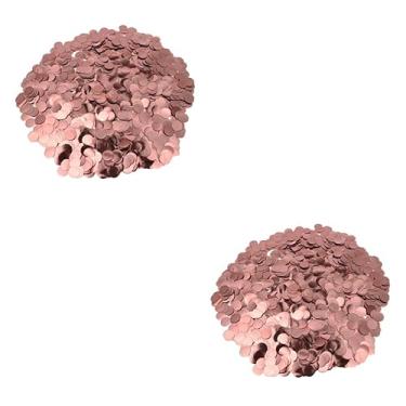 Imagem de Zerodeko 2 Unidades Decoração Casamento Ponto Confete Metálico Confete Brilhante Confete Papel Seda Borboleta Confete Decoração Rosa Balões Confete Volta Pedaço Papel