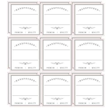 Imagem de Amzlabel Etiquetas impermeáveis para garrafas de chuveiro, xampu e condicionador de sabonete para as mãos, etiqueta de dispensador de enxaguante bucal para banheiro, etiquetas autoadesivas de PVC