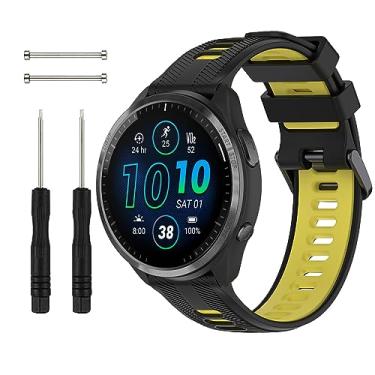 Imagem de Pulseira de substituição para relógio Garmin Forerunner 945/935, pulseira de silicone macio para Garmin Forerunner 935 Running GPS, pulseira colorida para relógio Garmin 945 feminino e masculino
