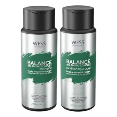 Imagem de Kit Wess Balance Shampoo 250ml + Condicionador 250ml Kit wess balance 2 shampoo 250ml