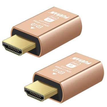 Imagem de FUERAN Plugue fictício HDMI 2.1 - Emulador de tela virtual 4K @120Hz, adaptador sem cabeça, emulador EDID para GPU/desktop remoto