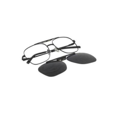 Imagem de Armação para Óculos de Grau Bulget com Clip-on BG2106M-Masculino
