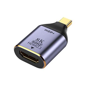 Imagem de chenyang CY Mini DP DisplayPort 1.4 fonte macho para HDMI 2.0 Display 8K 60hz UHD 4K fêmea adaptador conector monitor