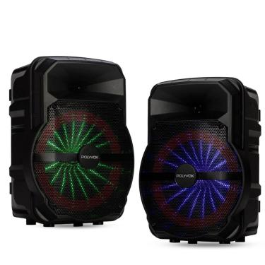 Imagem de 2 Caixa De Som Amplificada XC-710T TWS Polyvox Bluetooth 300w Woofer 10 Polegadas