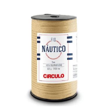 Imagem de Fio Náutico Círculo 5mm 2400 Tex 500g Creme 1074