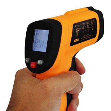 Imagem de Termômetro Digital Infravermelho com Mira a Laser para Comida Fritura Assados