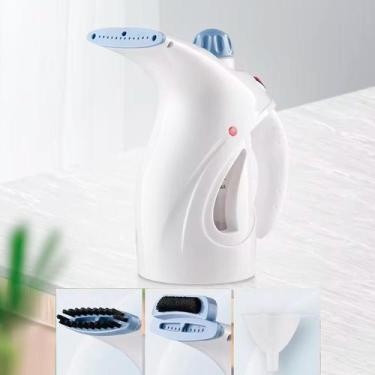 Imagem de Vaporizador Branco Potente Para Passar Roupas Na Viagem 110V - Correia