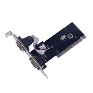 Imagem de Placa Pci Rs232 Db9 9 Pinos Macho 2 Portas - FC