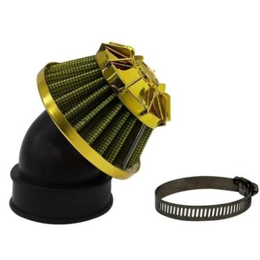 Imagem de Filtro De Ar Esportivo 36mm A 49mm 45 Graus Com Adaptador - S Parts, D