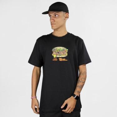 Imagem de Camiseta Lost Hamburger Preto, Preto, M