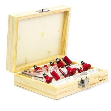 Imagem de Jogo de Fresas para Tupia 12 Peças - Nagano