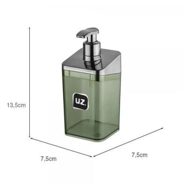 Imagem de Porta Sabonete Liquido Dispenser Saboneteira Plástico Onix - UZ