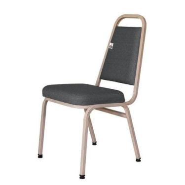 Imagem de Cadeira Empilhável para Hotelaria Linha Hotel Jersey Marrom - Design O