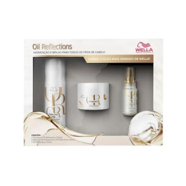 Imagem de Wella Kit Oil Reflections Shampoo, Máscara e Óleo - Wella Professional