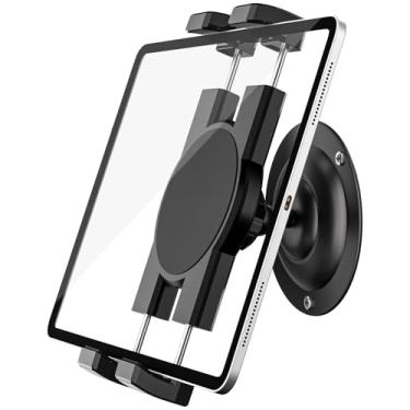 Imagem de iTODOS Suporte universal de parede para tablet para iPad, iPhone, Kindle Fire HD, Kindle Paper White, Galaxy Tabs, Google Nexus7/11, Switch, e-Reader, ajuste de 360° compatível com tablet e telefone