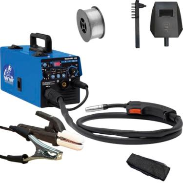 Imagem de Máquina Inversora De Solda Multiprocesso 3 em 1 Multiarc 148, Solda mig sem gás, Tig lift e Eletrodo. Com Ajuste Sinérgico, Painel Digital e Proteção Térmica, 220V WWSoldas