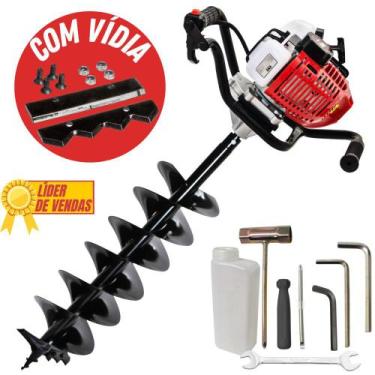 Imagem de Perfurador De Solo Profissional á Gasolina Kawashima ED252BD Motor 2 T