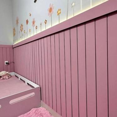 Imagem de Kit 28 Paineis Ripas Shiplap Mdf 3Mm Decoração Moderna 3D - Lujp Decor