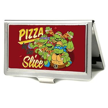 Imagem de Teenage Mutant Ninja Turtles Porta-cartões de visita unissex para adultos - Tartarugas Ninja, Multicor, 4.0" x 2.9"