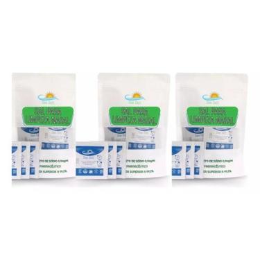 Imagem de Soro Fisiologico Em Pó Nasal, Lavagem Nariz Kit C/180 Sachês - Biotech