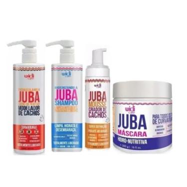 Imagem de Kit Encaracolando A Juba Shampoo, Mousse, Máscara Widi Care