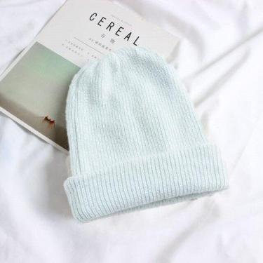 Imagem de Touca De Inverno De Pele De Coelho Real Feminino ELASHOPP