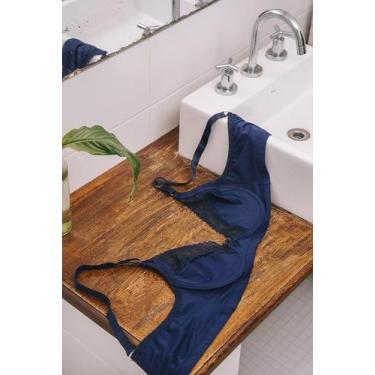 Imagem de Sutiã sem bojo compaixão azul marinho - Dolce Fiore, Azul marinho