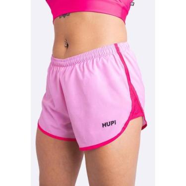 Imagem de Shorts Hupi Donna Rosa Claro Feminino Beach Tennis e Corrida, GG, Rosa