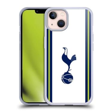 Imagem de Head Case Designs Kit de crachá oficialmente licenciado Tottenham Hotspur F.C. Home 2022/23 Capa de gel macio compatível com Apple iPhone 13